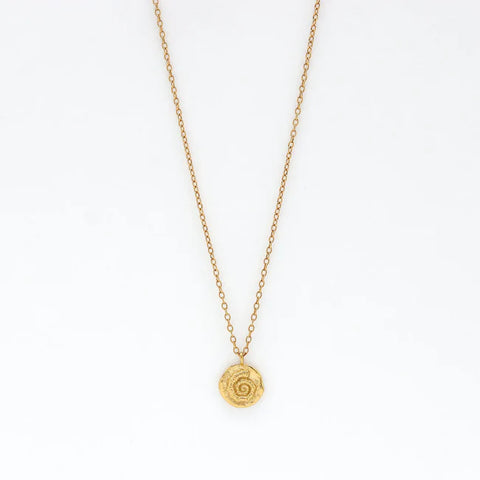 Pineapple Island SSN014 Ammonite Charm Necklace
