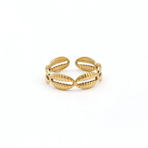 Pineapple Island SSR02 Cowrie Shell Ring