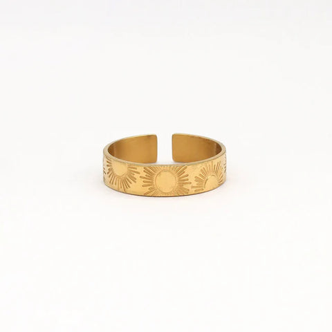 Pineapple Island SSR006 Mãmã Celestial Sun Adjustable Ring