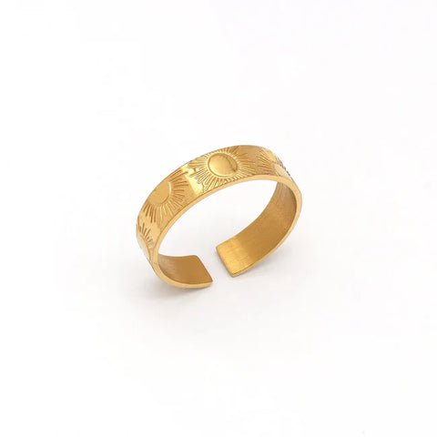 Pineapple Island SSR006 Mãmã Celestial Sun Adjustable Ring
