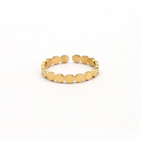 Pineapple Island Dainty Dot Gold Ring