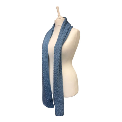 Jess and Lou Cornflower Womens Chunky Knit Cable knit Scarf
