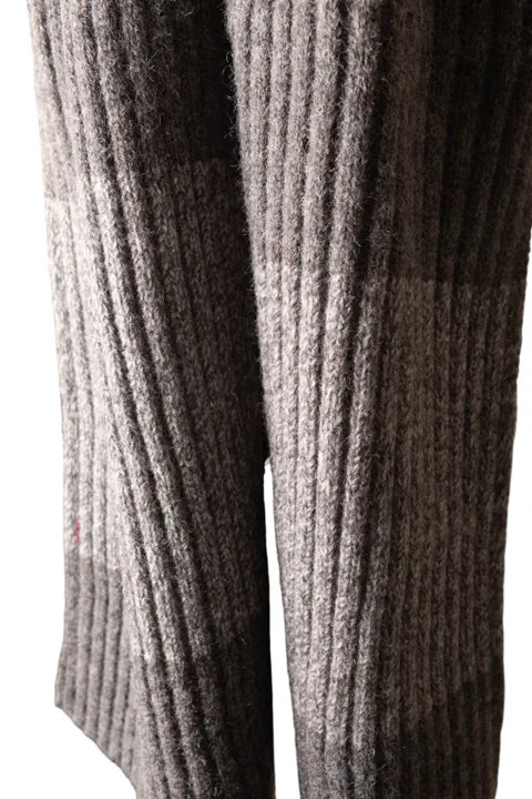 Jess and Lou Grey Womens Rib Knit Scarf