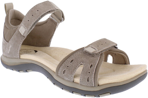 Free Spirit Savannah New Khaki Women’s Closed in Heel Leather Sandals