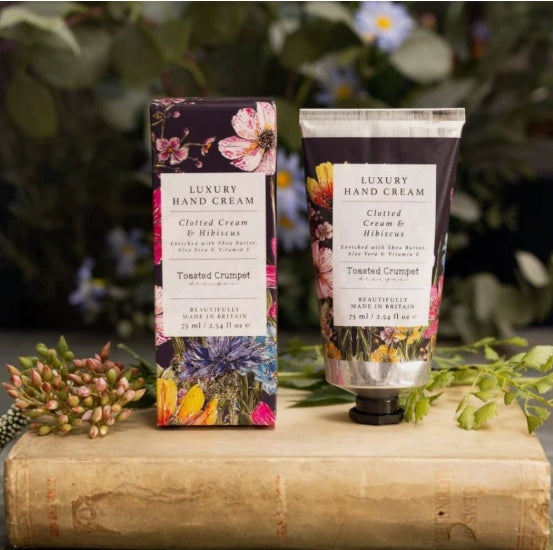 Toasted Crumpet Luxury Hand Cream Clotted Cream & Hisbiscus