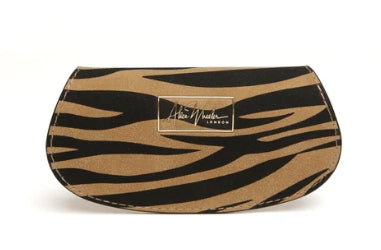 Alice Wheeler Glasses Case Zebra Dark