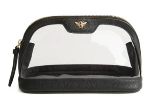 Alice Wheeler Clear Beauty Case Black