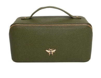 Alice Wheeler Mini Train Case Olive
