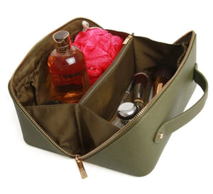 Alice Wheeler Train Case Olive
