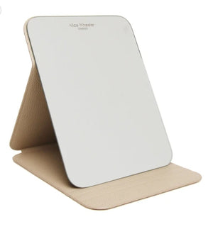 Alice Wheeler Folding Travel Mirror Stone