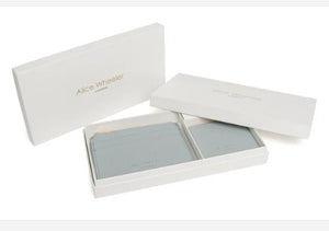 Alice Wheeler Purse & Mirror Compact Duck Egg Blue