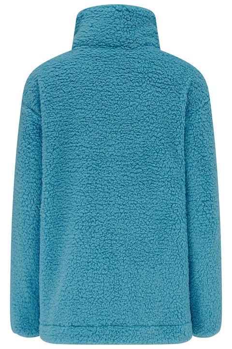 Lighthouse Seashell Blue Womens Fleece