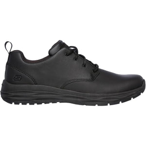 Skechers Mens 65624/BLK Black Harsen-Rendo Lace Up Casual Shoes