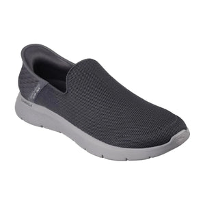 Skechers Slip - Ins 216491/DKGY Dark Grey Mens Go Walk Flex Hands Free Slip On Trainers