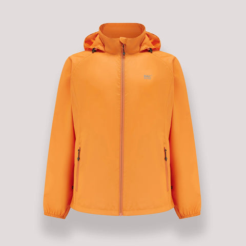Mac in a Sac Origin 2 Soft Orange Unisex Lightweight Waterproof Packable Jacket
