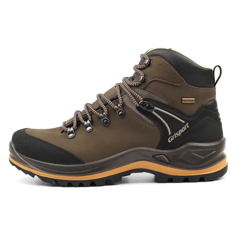 Grisport Summit Khaki Mens Wide Fit Nubuck Leather Waterproof Walking Boots