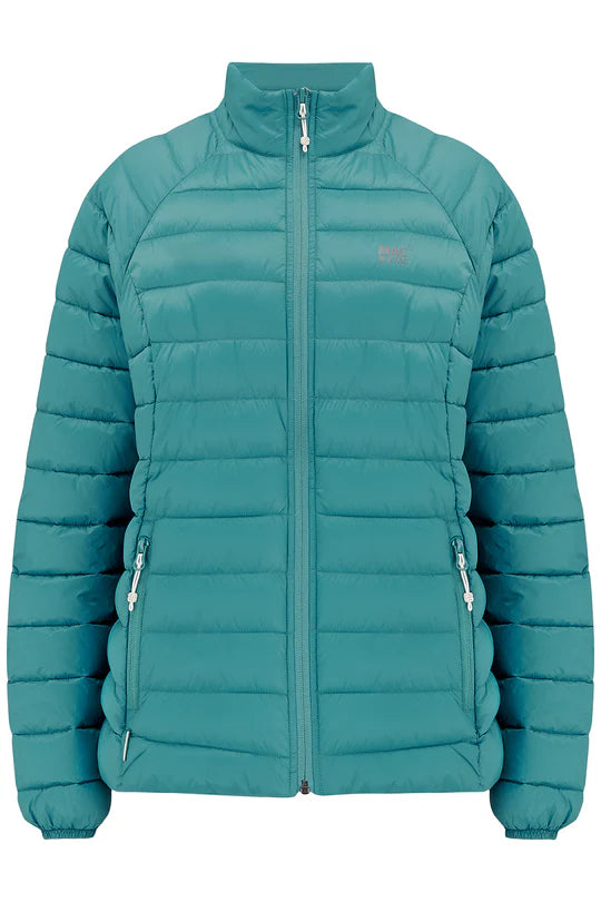 Mac in a Sac Synergy Teal Womens Packable Insulated Jacket The Shoe Centre
