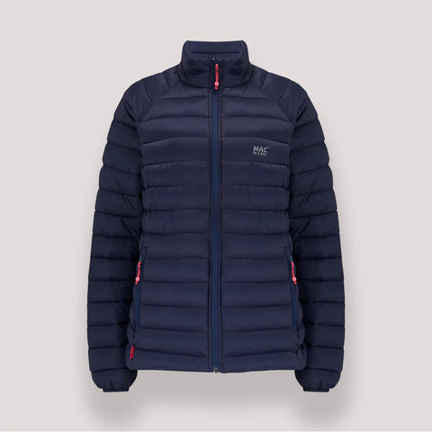 Mac in a Sac Synergy Navy Womens Packable Insulated Jacket