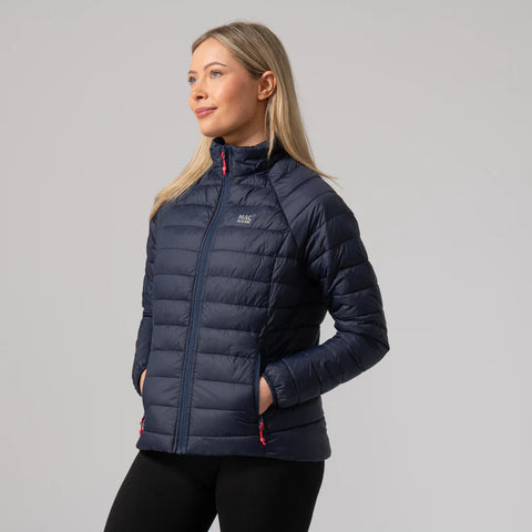 Mac in a Sac Synergy Navy Womens Packable Insulated Jacket