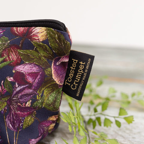 Toasted Crumpet Make Up Bag Mulberry Noir