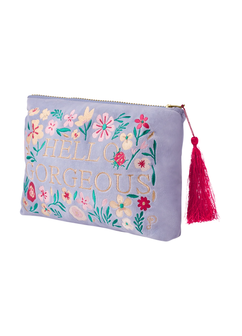 Powder Hello Gorgeous Velvet Mini Pouch