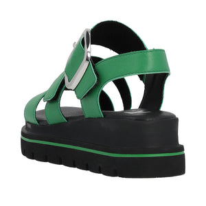 Rieker R-Evolution W1650-52 Apple Green Womens Casual Comfort Gladiator Sandal