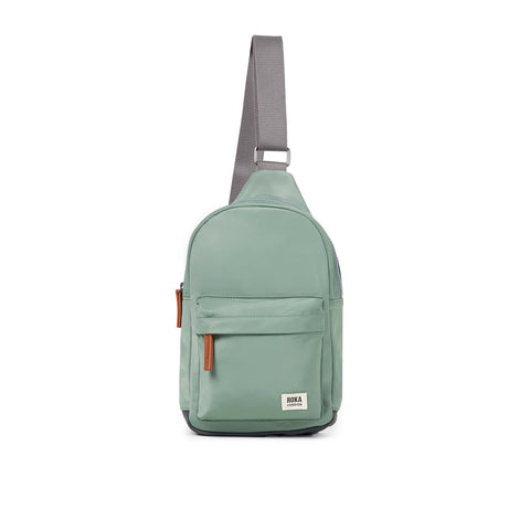 Roka Willesden B Large Frost Recycled Canvas Cross Body Bag