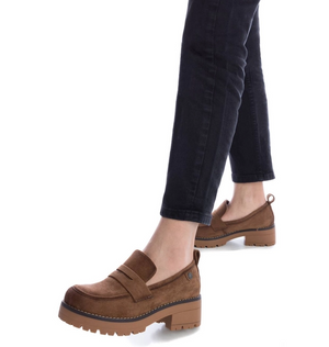 Refresh 171292 Womens Camel Chunky Loafer Shoes