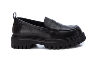 Refresh 171381 Womens Black Chunky Loafer Shoes