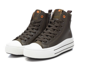 Refresh 170934 Womens Khaki High Top Chunky Trainer