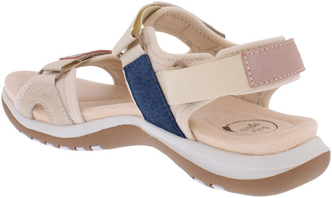 Free Spirit Ziri Parchment Women's Casual Touch Fastening Sandals