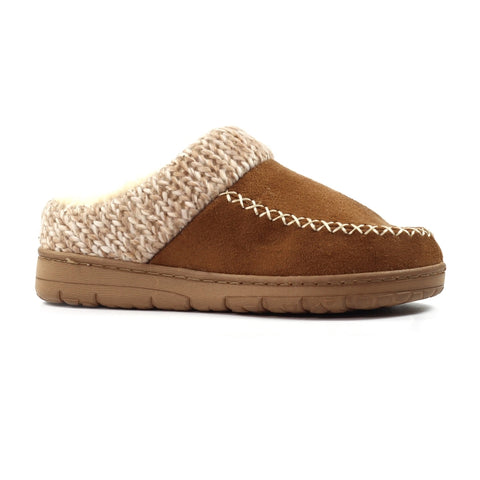 Lunar KLA080 Albany Tan Womens Comfort Slip On Mule Slippers