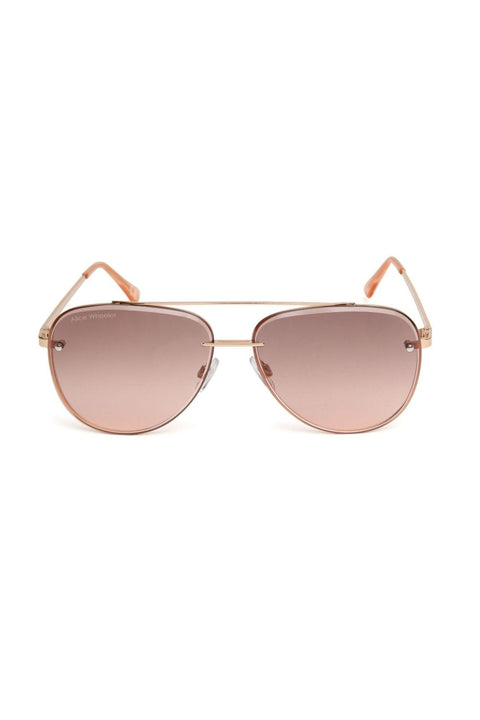 Alice Wheeler Rimini Rose Gold Sun Glasses