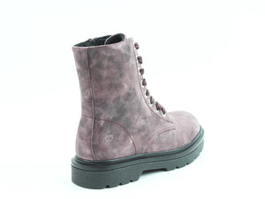 Heavenly Feet Justina2 Marble Prints Womens Rose Ankle Boots