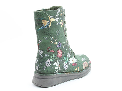 Heavenly Feet Martina4 Print Fantasy Forest Womens Ankle Boots