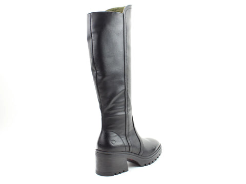 Heavenly Feet Weston2 Womens Black Zip Up Tall Boots