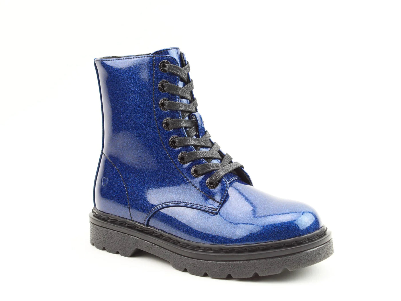 Heavenly Feet Justina2 Glitter Womens Midnight Ankle Boots The