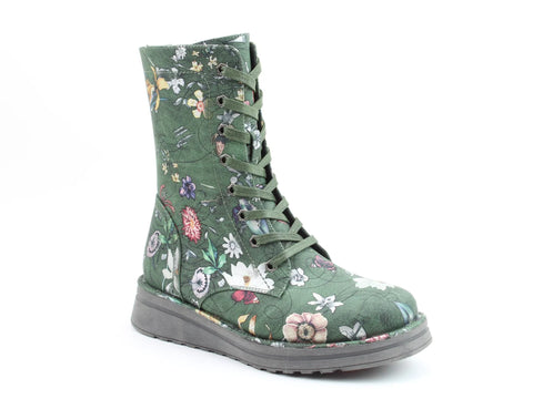 Heavenly Feet Martina4 Print Fantasy Forest Womens Ankle Boots