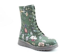 Heavenly Feet Martina4 Print Fantasy Womens Forest Ankle Boots