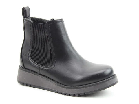 Heavenly Feet New Rolo2 Black Womens Zip Up Ankle Boots