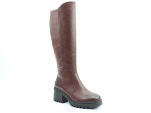 Heavenly Feet Weston2 Womens Chocolate Zip Up Tall Boots