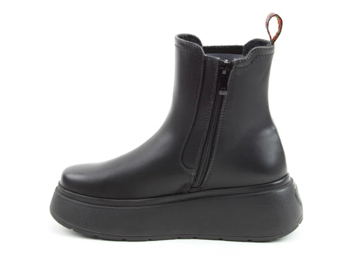 Heavenly Feet Nera Black Womens Casual Comfort Ankle Boots
