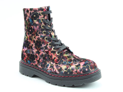 Heavenly Feet Justina2 Viola Velour Rose Pink Womens Casual Comfort Ankle Boots