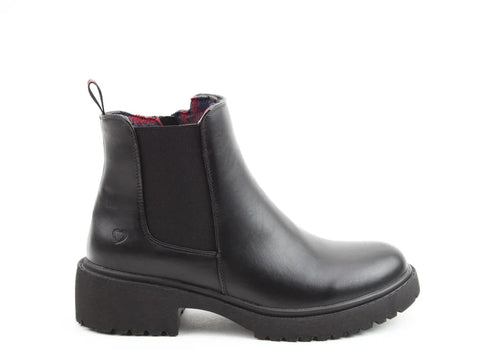 Heavenly Feet Pearce Black Womens Casual Comfort Ankle Boots