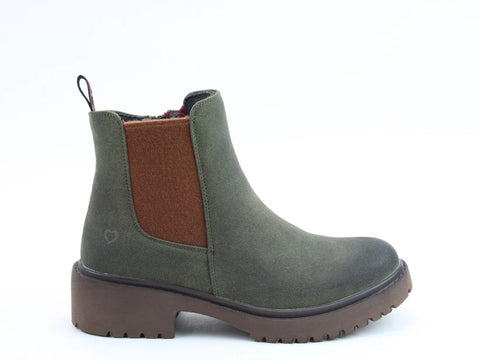 Heavenly Feet Pearce Moss Womens Casual Comfort Ankle Boots