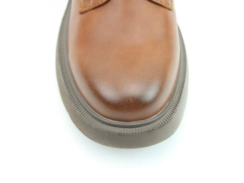 Heavenly Feet Fern Tan Womens Litesoles Casual Comfort Zip Up Ankle Boots