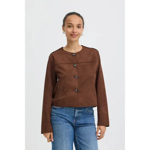 B.Young Womens 20819435 Java Brown BYTOMIRA Jacket 2