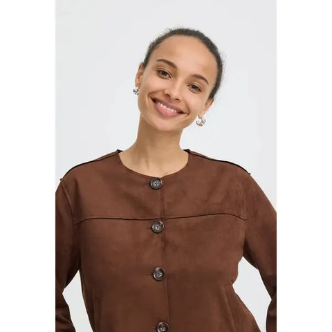 B.Young Womens 20819435 Java Brown BYTOMIRA Jacket 2