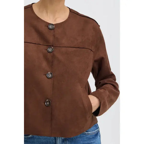 B.Young Womens 20819435 Java Brown BYTOMIRA Jacket 2
