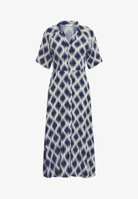 B.Young 20818764 Bymmjoella Shirt Dress 6 Ogee Ikat Med Blue